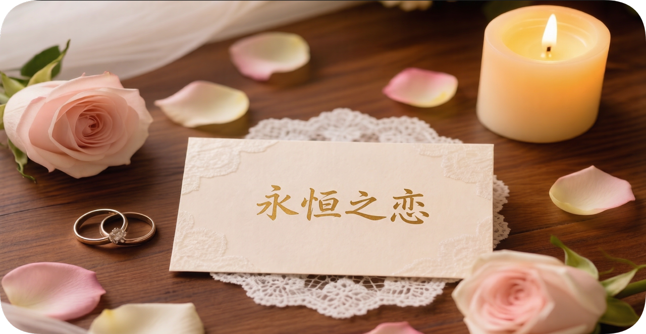 红色订婚场景